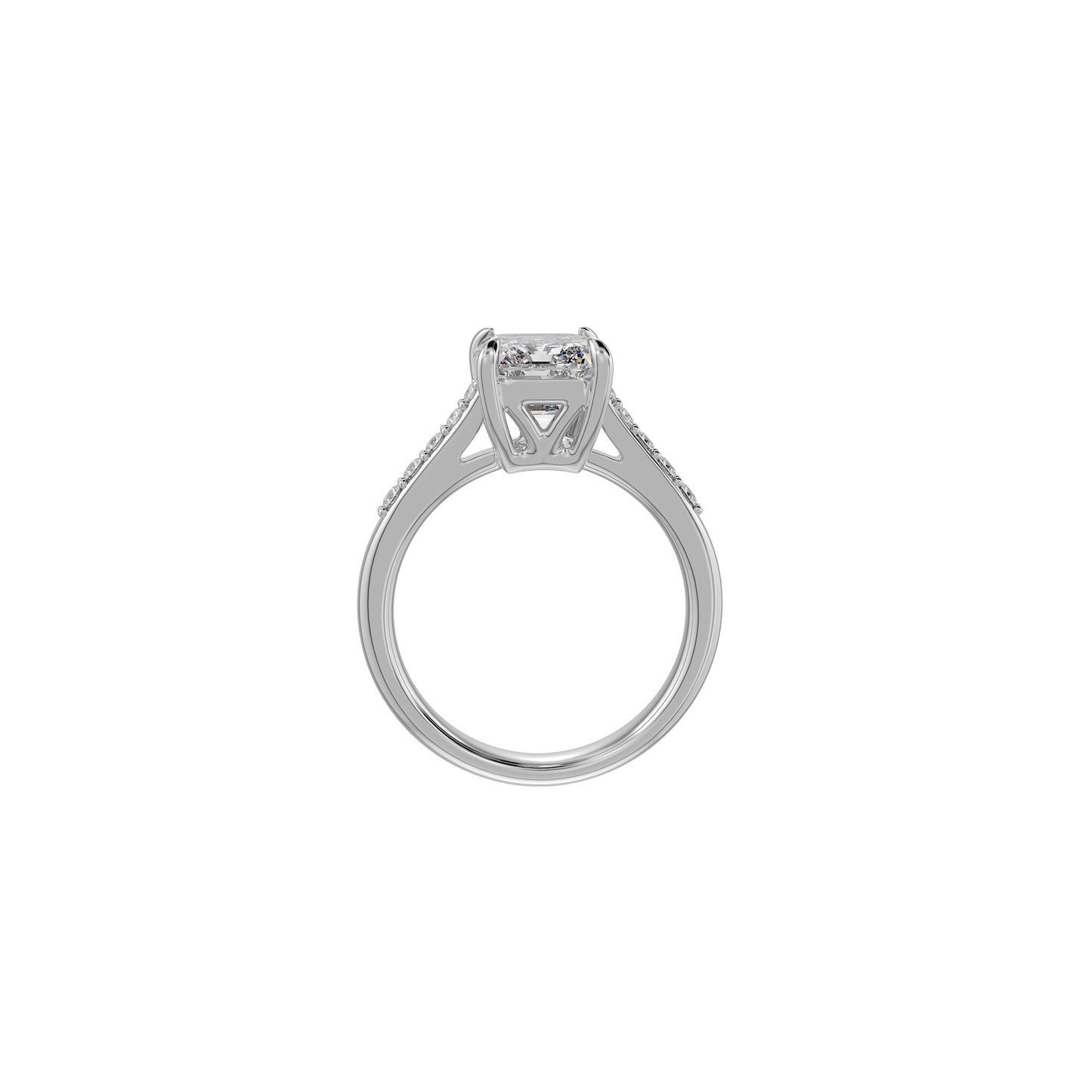 Emerald Cut Diamond Ring
