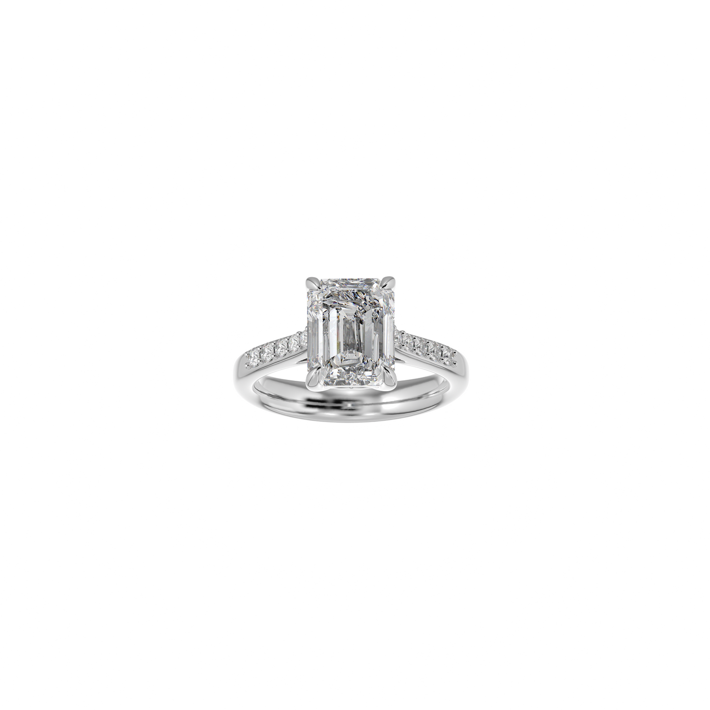 Emerald Cut Diamond Ring